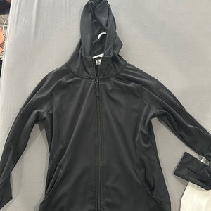 Black Reebok full zip hoodie small